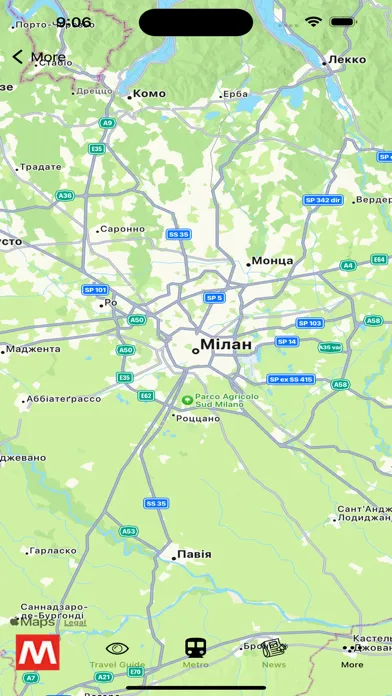 Milan Subway Map سکرین شاٹس