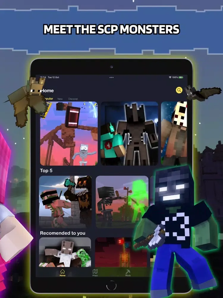 Zrzuty ekranu Horror Maps Mods for Minecraft iPad 