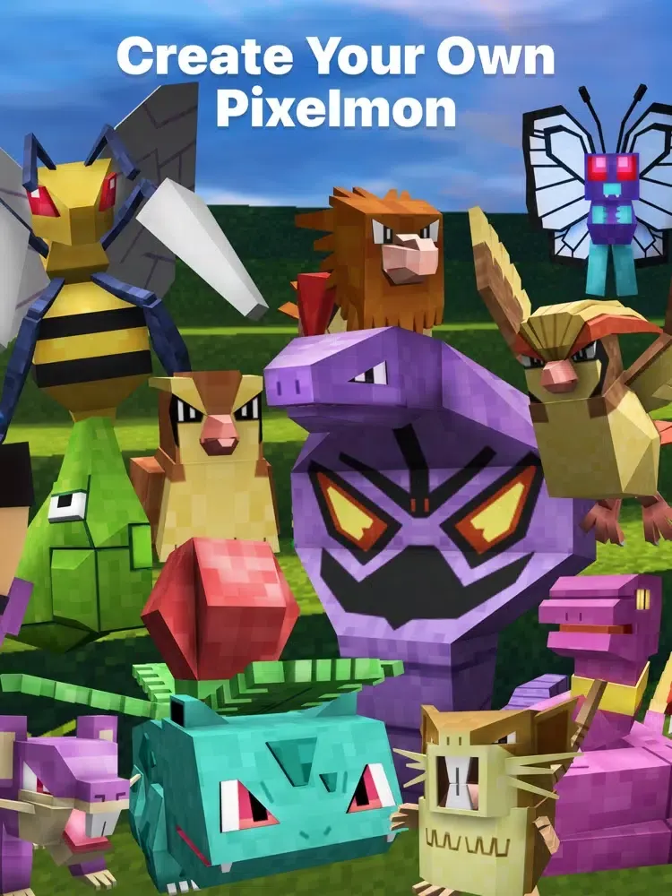 Capturas de tela do Pixelmon Addons for Minecraft iPad 