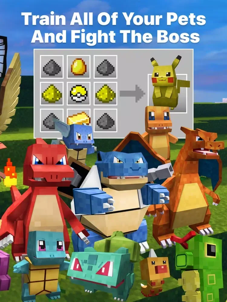 Capturas de tela do Pixelmon Addons for Minecraft iPad 