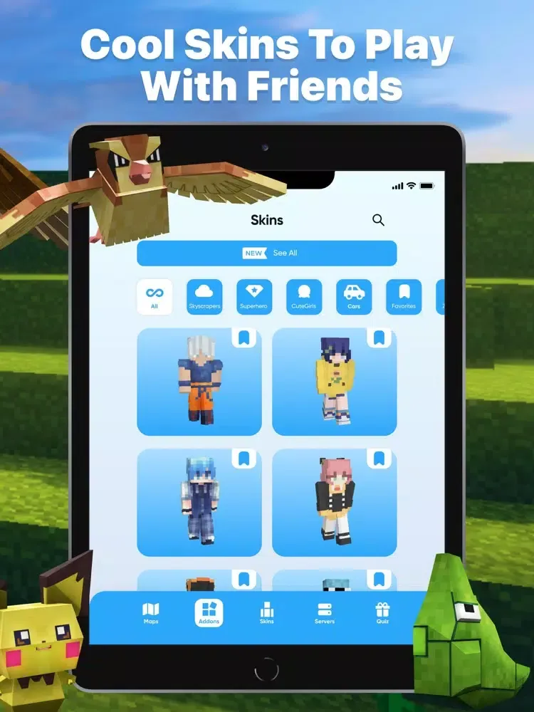 Capturas de tela do Pixelmon Addons for Minecraft iPad 