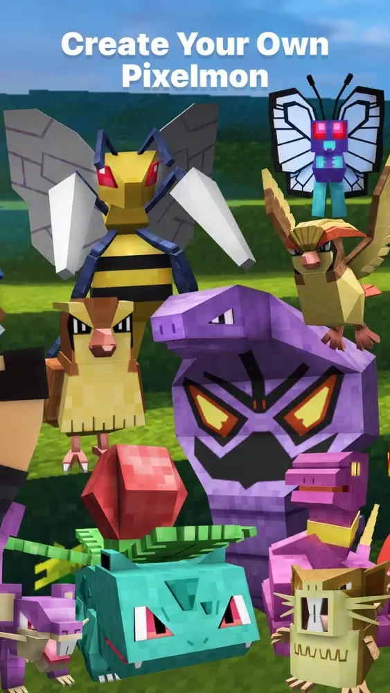 Capturas de tela do Pixelmon Addons for Minecraft