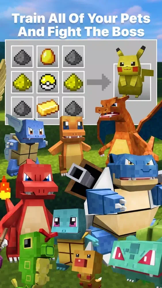 Capturas de tela do Pixelmon Addons for Minecraft
