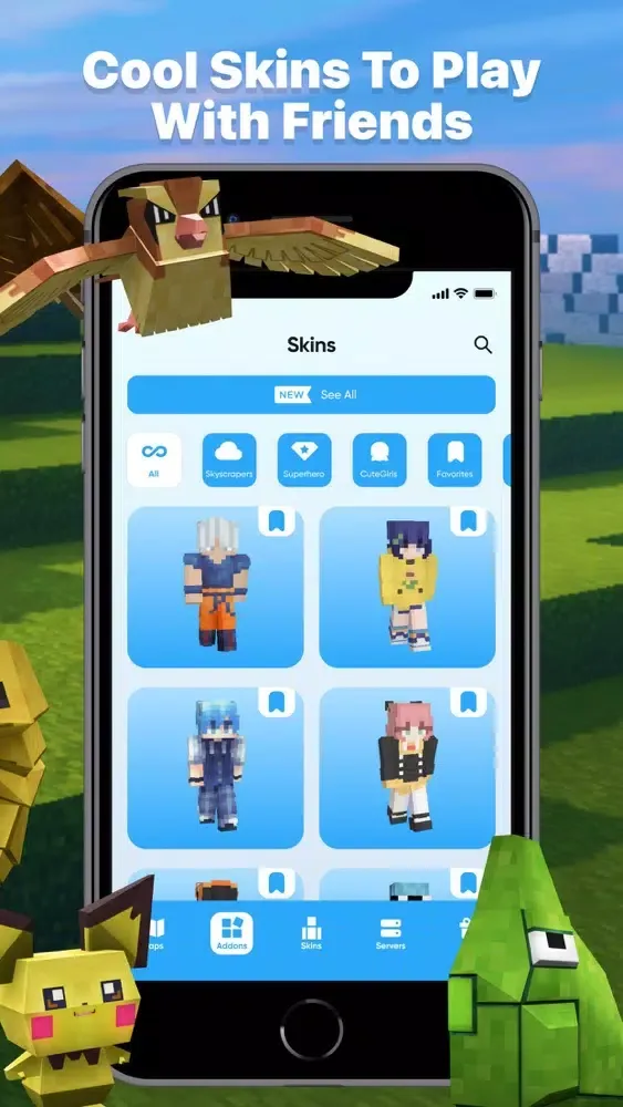 Capturas de tela do Pixelmon Addons for Minecraft