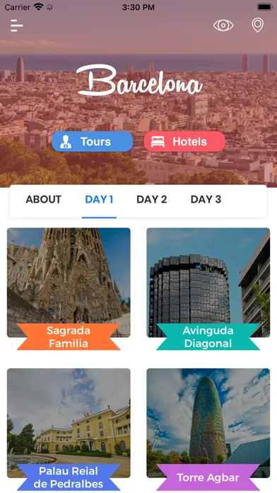Tangkapan layar Barcelona Travel Guide Offline