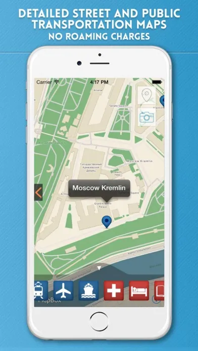 Moscow Travel Guide and Offline Metro Map应用截图