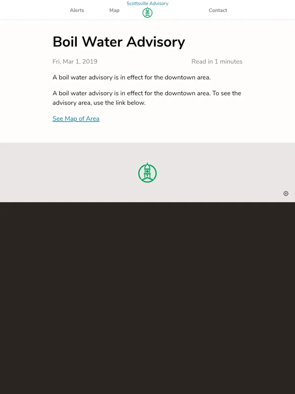 Scottsville Advisory iPad  سکرین شاٹس