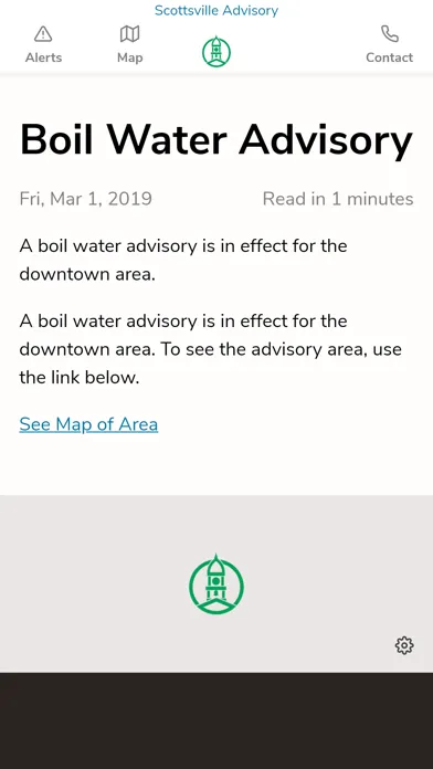 Scottsville Advisory سکرین شاٹس