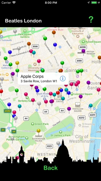 MapVille Beatles London スクリーンショット