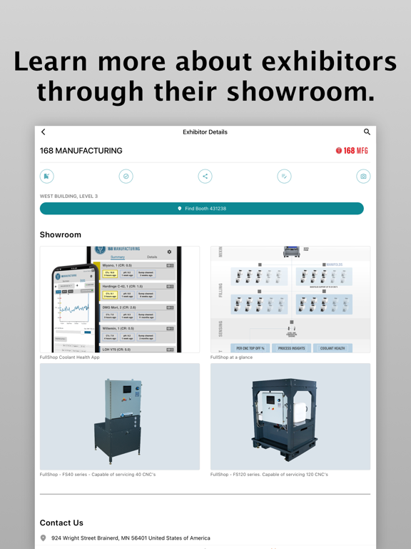 IMTS 2024 Mobile App iPad  Screenshots