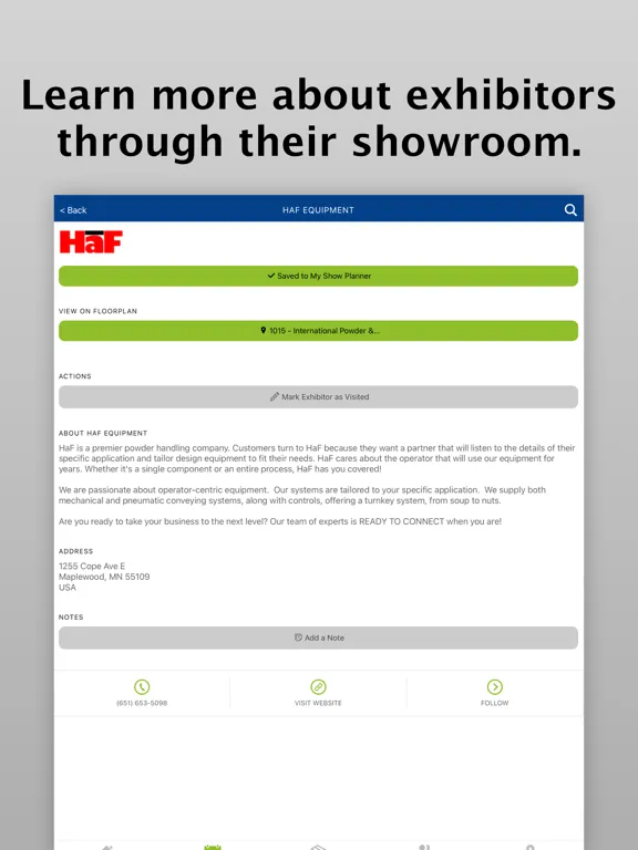 Ảnh chụp màn hình của The Powder Show 2023 iPad 