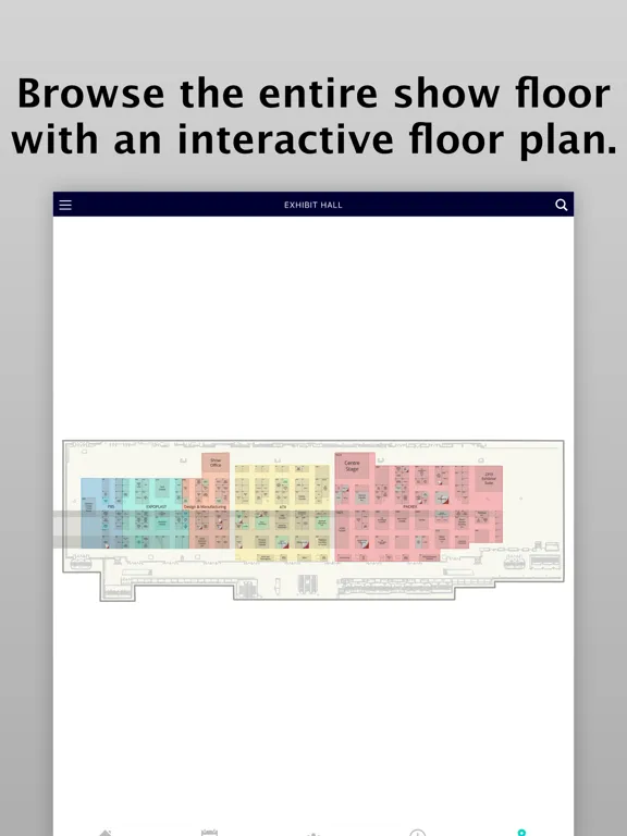 Tangkapan layar ADM Montréal Expo 2022 iPad 