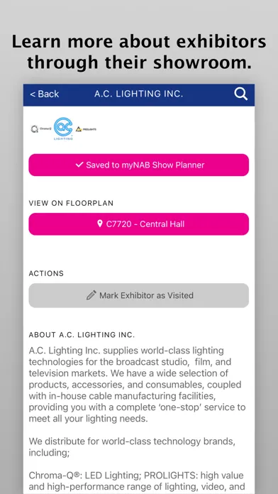 Captures d'écran de 2024 NAB Show