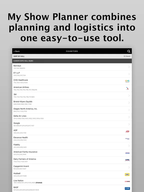 NBMBAA 2022 Conference App iPad  Screenshots
