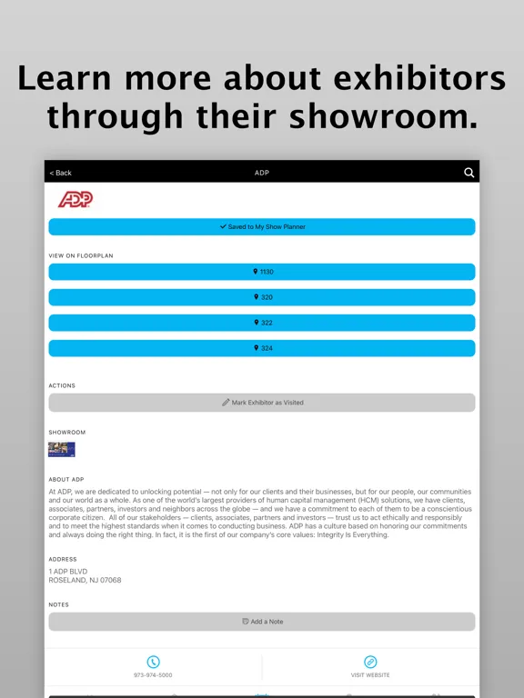 NBMBAA 2022 Conference App iPad  Screenshots