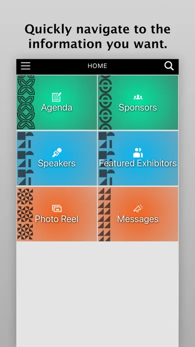 NBMBAA 2022 Conference App Screenshots