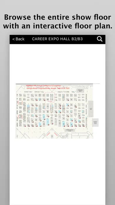 NBMBAA 2022 Conference App Screenshots