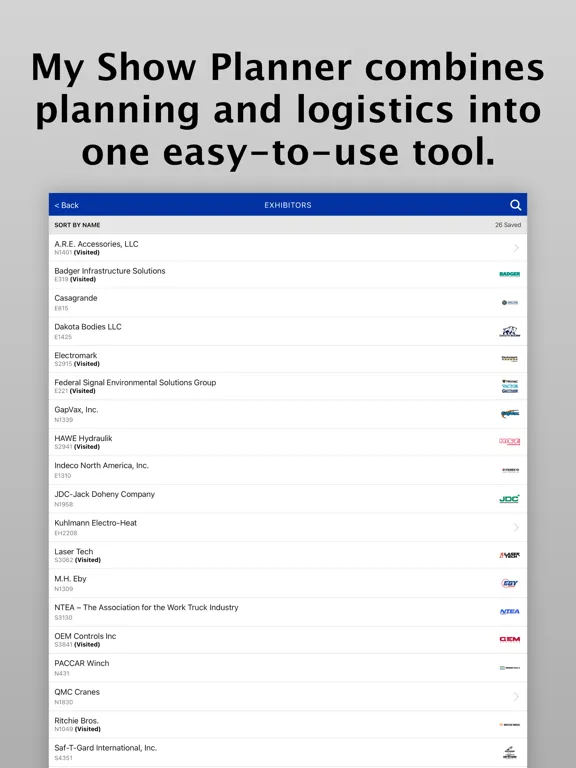 Ảnh chụp màn hình của The Utility Expo 2023 iPad 