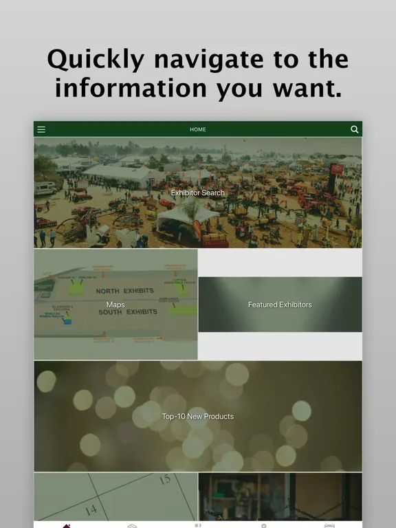 Tangkapan skrin World Ag Expo 2024 iPad 