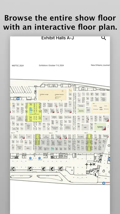 WEFTEC 2024 スクリーンショット