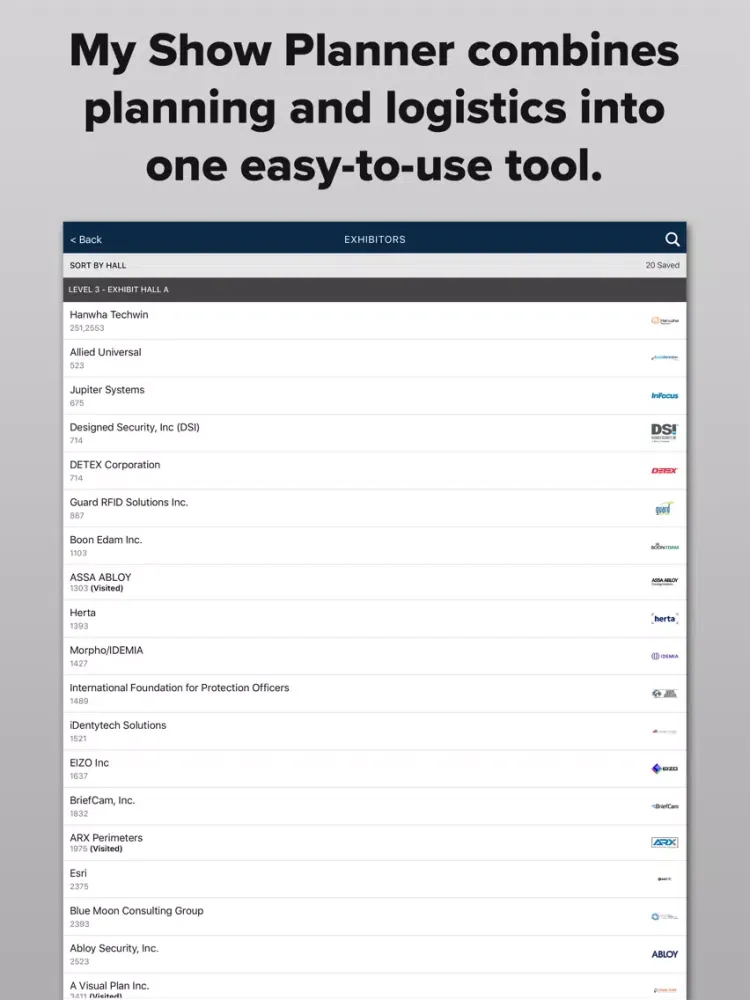 Capturas de pantalla de Global Security Exchange (GSX) iPad 