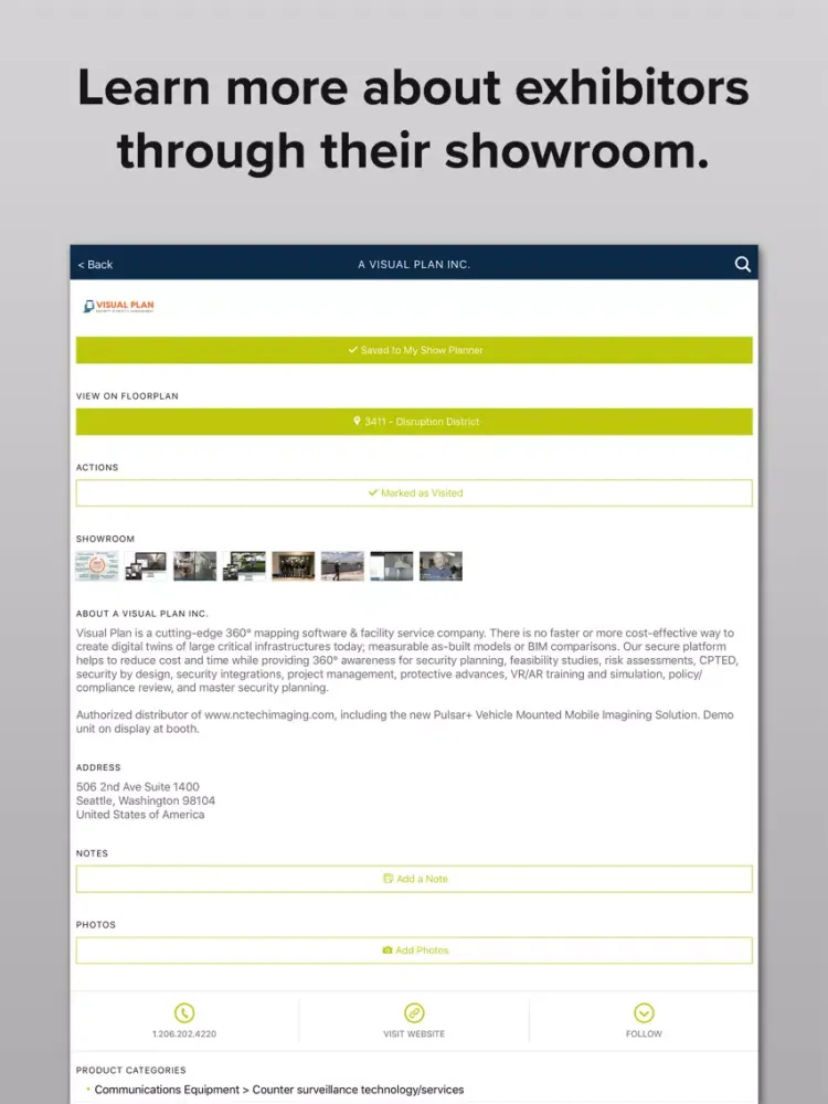 Capturas de pantalla de Global Security Exchange (GSX) iPad 
