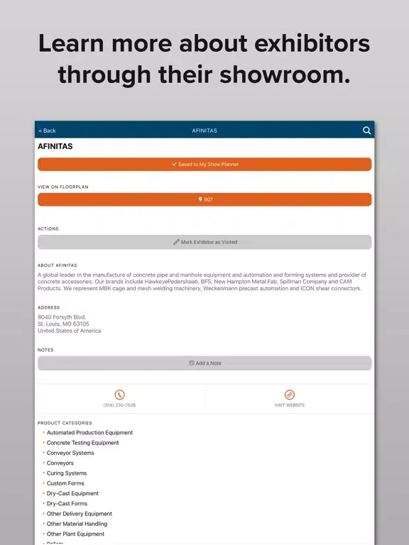 Screenshot di The Precast Show 2020 iPad 