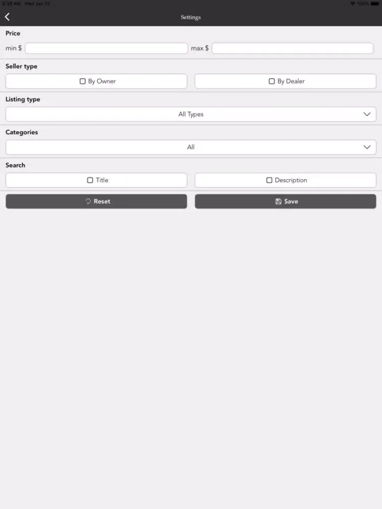 Gun Search for Armslist iPad  سکرین شاٹس