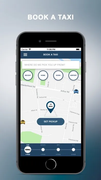 Tangkapan skrin Five Star Taxis