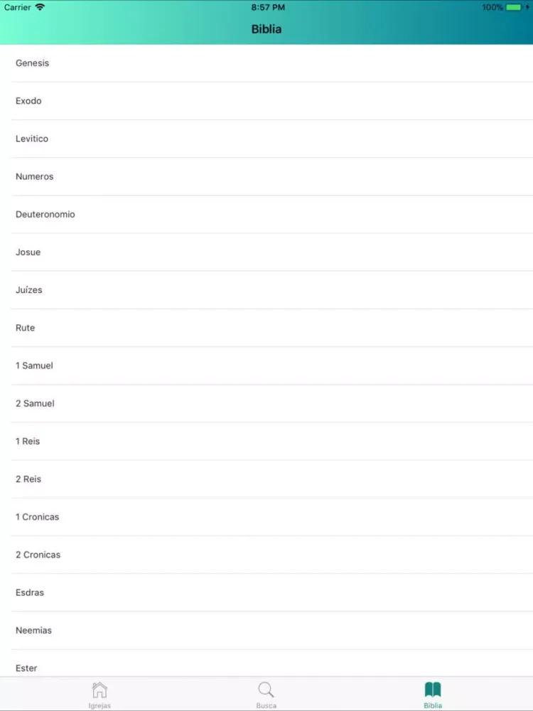 Tangkapan skrin Informe IASD iPad 