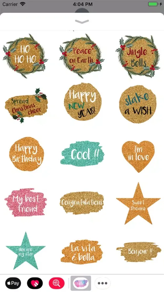Hello - Watercolor Stickers स्क्रीनशॉट
