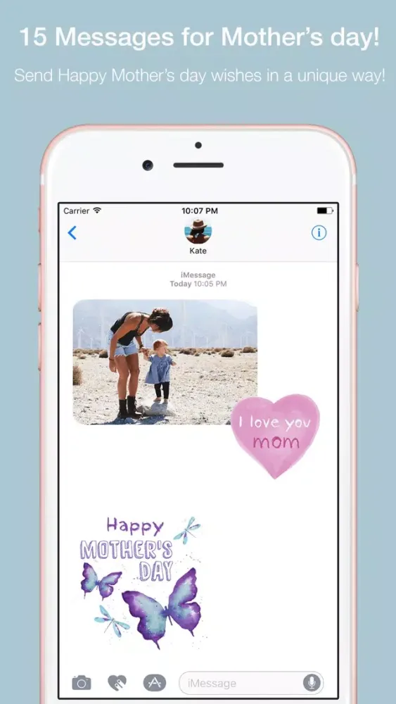 Happy Mother's Day Stickers Quotes Ekran Görüntüleri