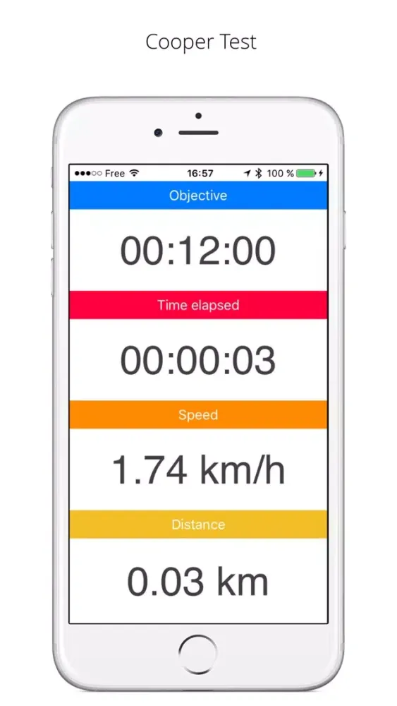Cooper Test应用截图