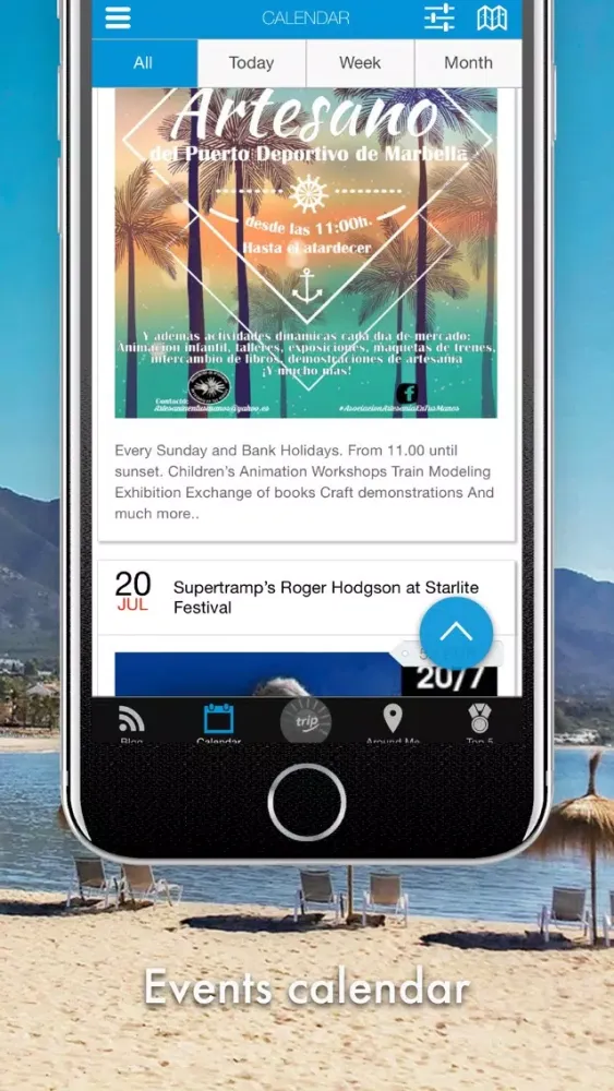 Tangkapan skrin Marbella Trip Travel Guide