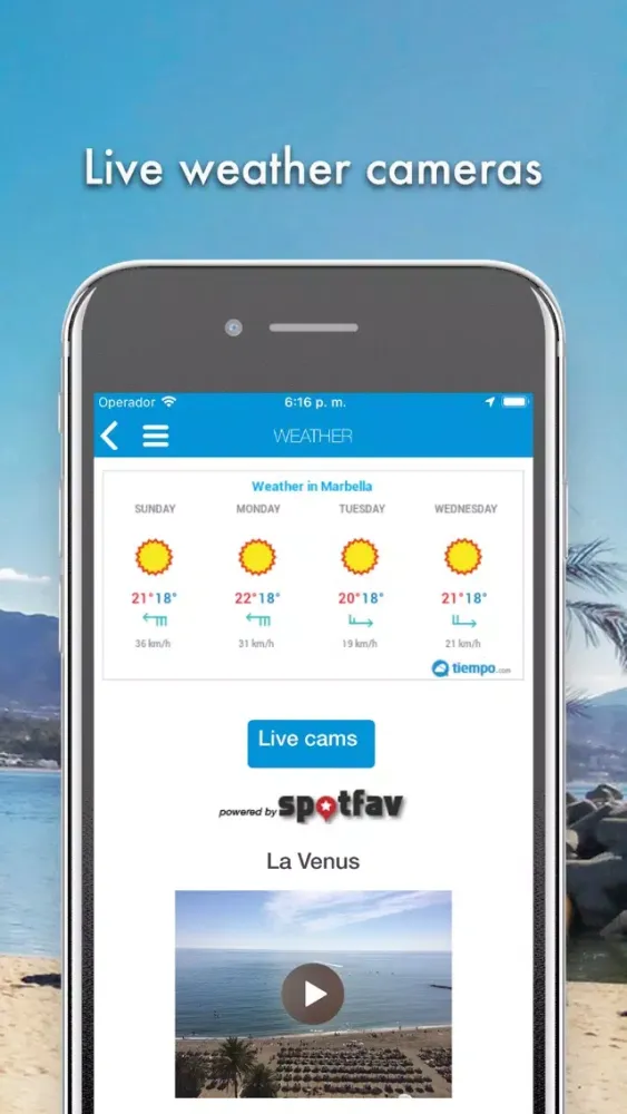 Tangkapan skrin Marbella Trip Travel Guide