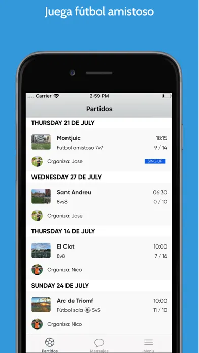 Tamapi - Juega fútbol amistoso স্ক্রিনশট
