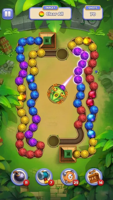 Capturas de tela do Marble Busters