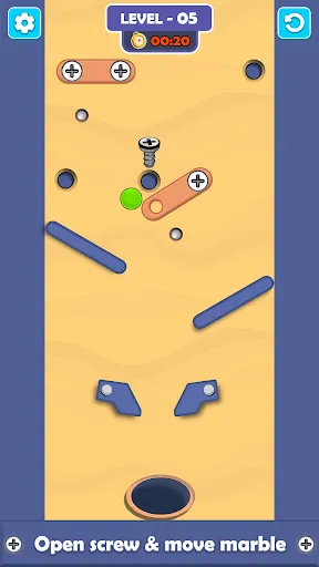 Marble Screw Pin Puzzle Screenshots