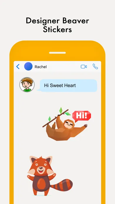 Beaver Sticker Emojis Ekran Görüntüleri