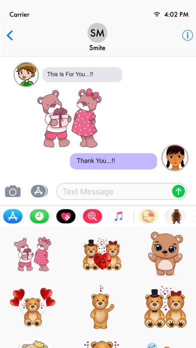 Brown Bear Cute Stickers Screenshots