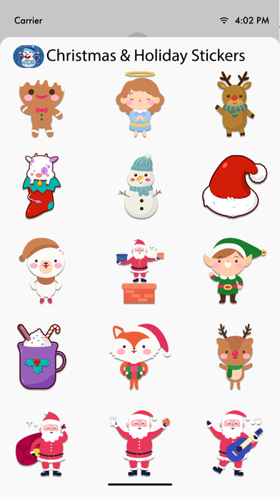 Screenshot di Christmas & Holiday Stickers