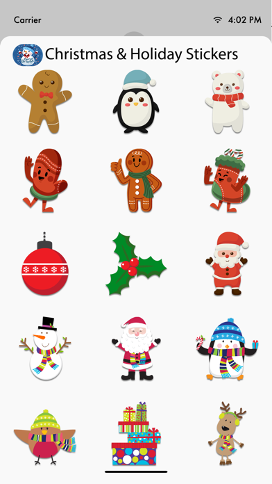 Screenshot di Christmas & Holiday Stickers