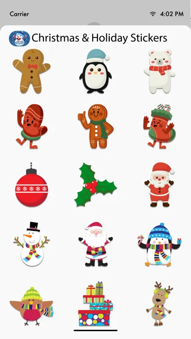 Christmas & Holiday Stickers应用截图