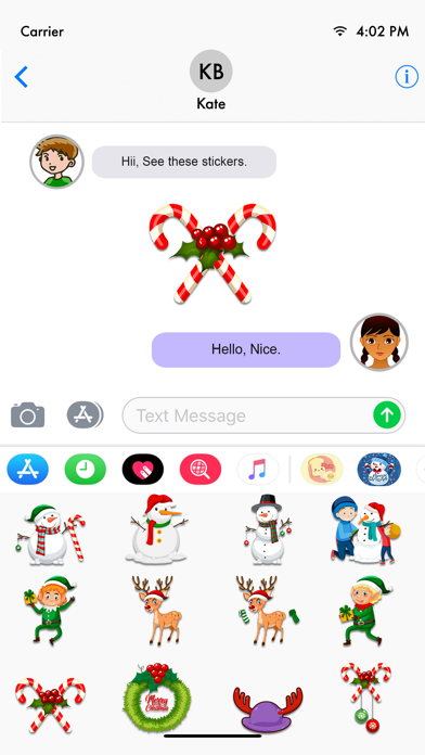 Screenshot di Christmas & Holiday Stickers