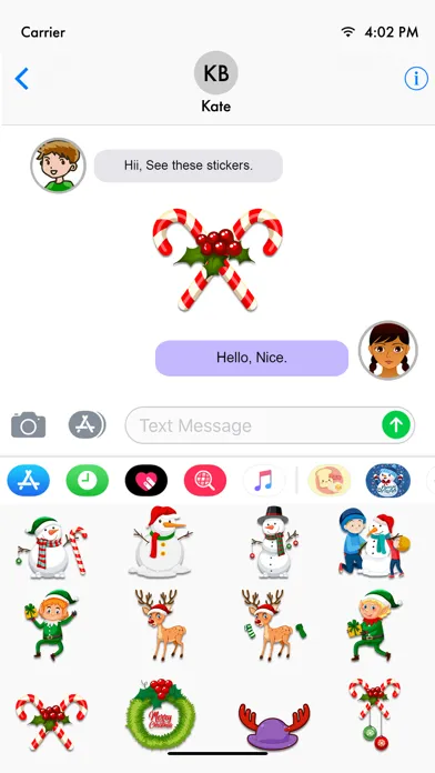 Christmas & Holiday Stickers应用截图