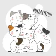 Animated Chubby Cat Stickers