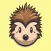 Animated HEDGEHOG Stickers Pac