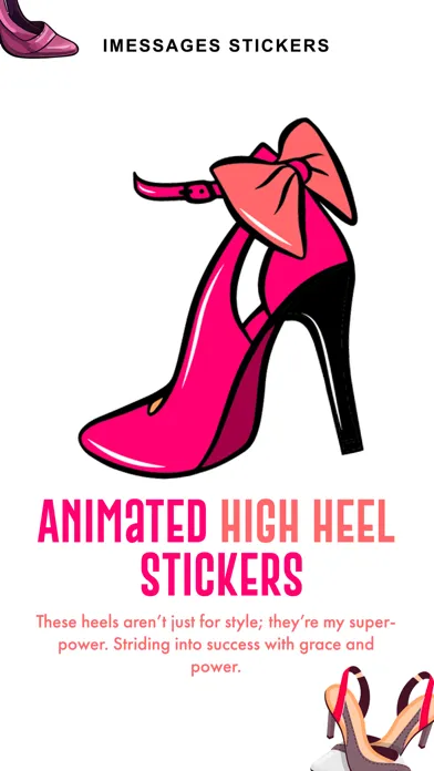 Tangkapan layar Animated HIGH HEEL Stickers