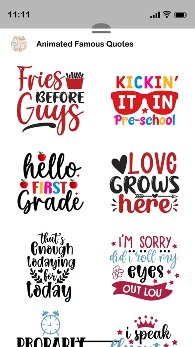Animated Famous Quotes应用截图