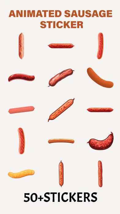 Ảnh chụp màn hình của Animated Sausage Stickers